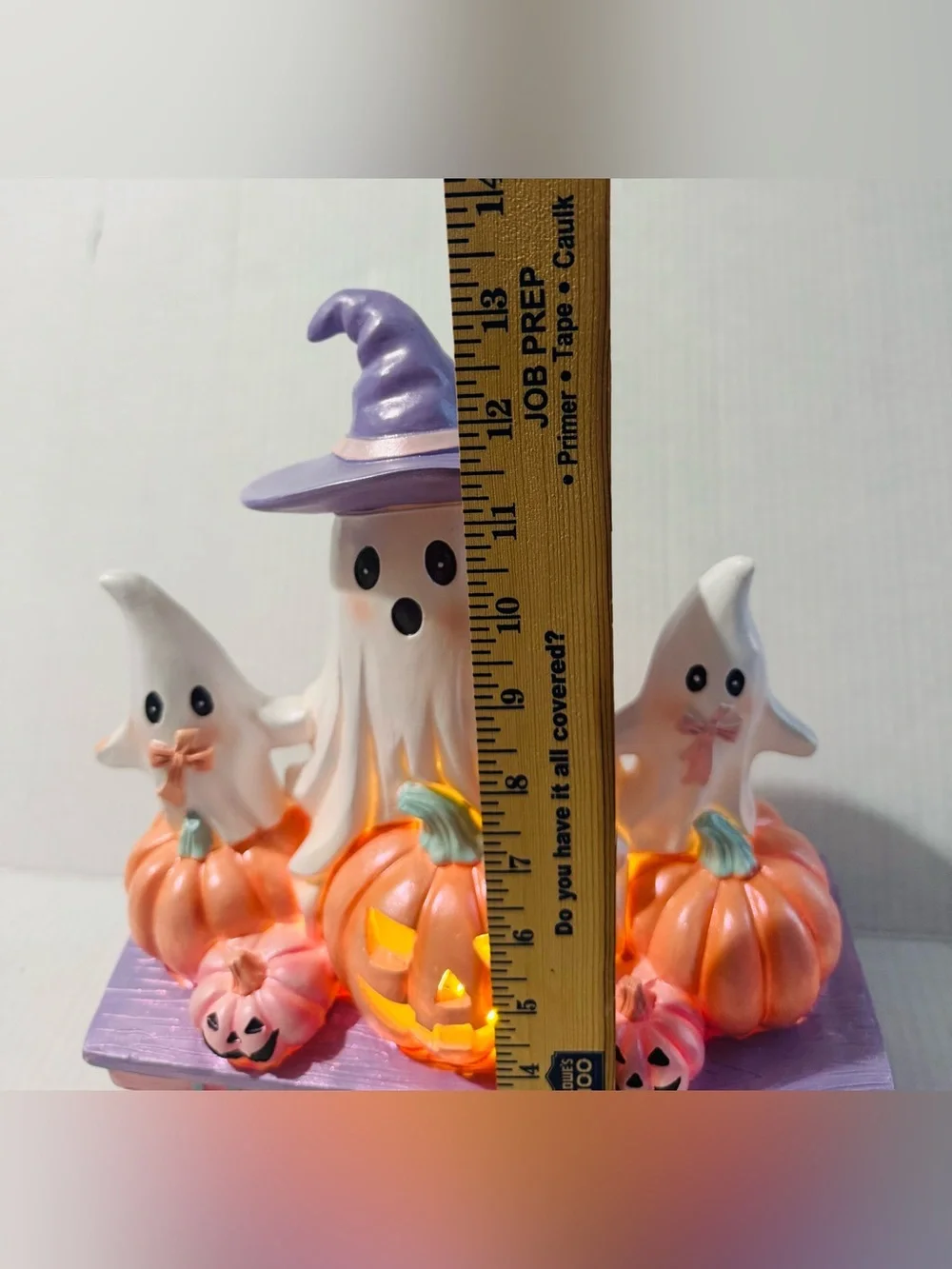 Halloween trio ghost in cart pastel colors BNWT